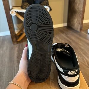 Nike Panda dunks. Black and white. Size 6.5 men’s (8 women’s)